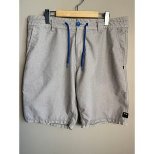 Oakley Regular Fit Hybrid Shorts Gray Size 34 Gorpcore Surf Skate Preppy Outdoor